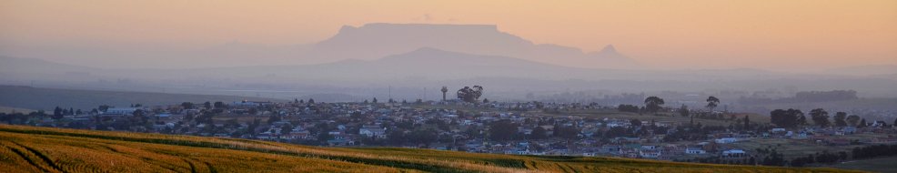 Tafelberg von Malmesbury gesehen